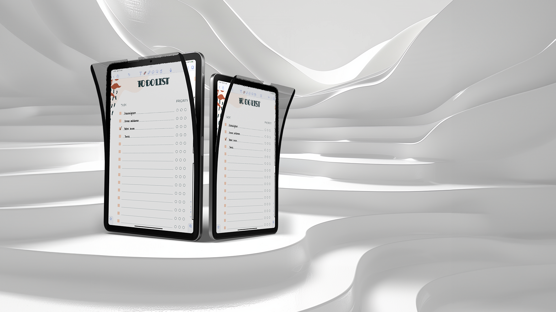 Die magnetische Papierfolie für dein iPad