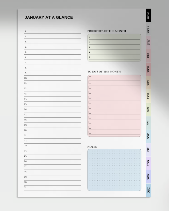 Free iPad Daily Planner