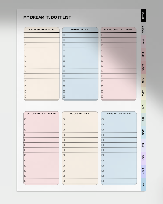 Lifestyle iPad Planner