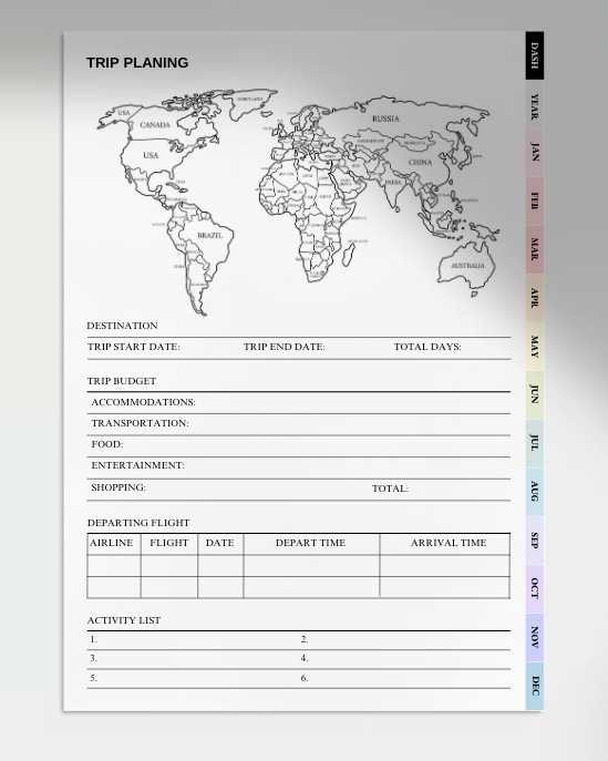 Lifestyle iPad Planner