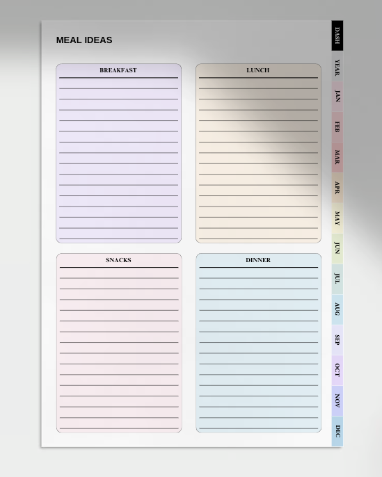 Lifestyle iPad Planner